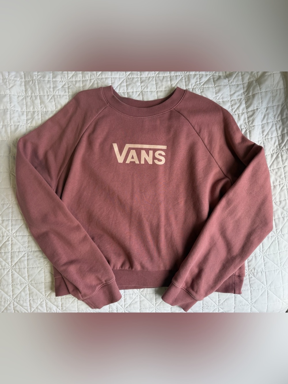 Vans Crewneck Sweatshirt Pink Large